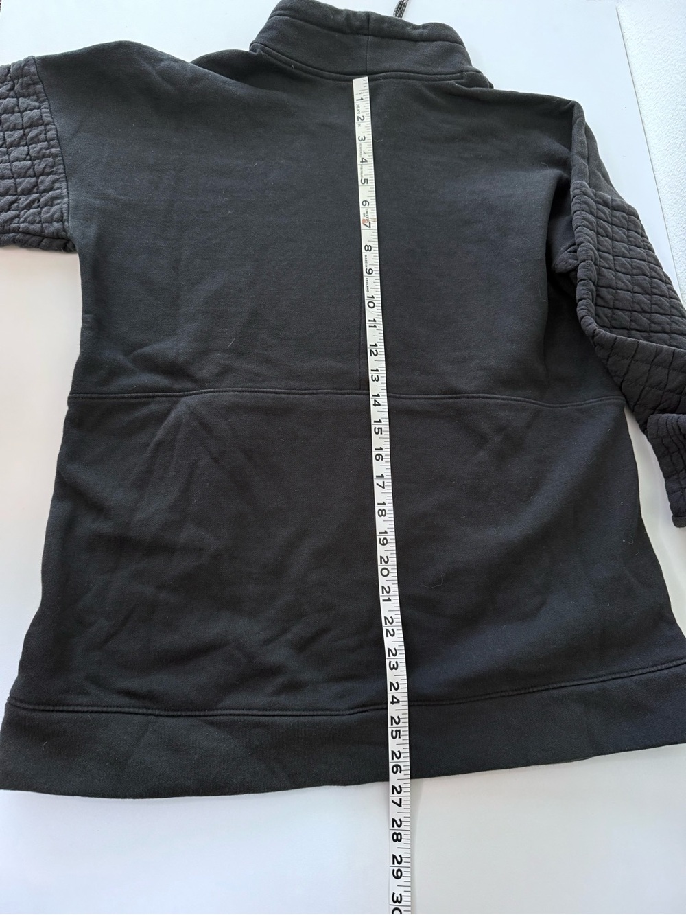 Columbia Sunday Summit Black Funnel Neck Pullover Sweatshirt Quilted Sleeves M - Picture 10 of 10